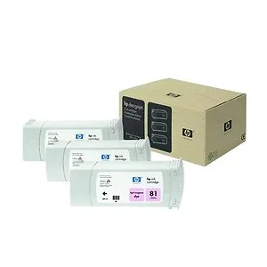 C5071A | Hp No. 81 Genuine 3 Pack Light Magenta Ink