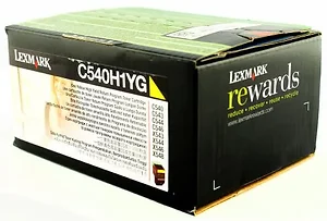 C540H4YG | Lexmark YELLOW RETURN PROGRAM TONER CARTRIDGE