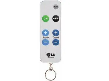 Lg 124-213-10 - Simple Remote Control - 7 Buttons - Infrared - For  26