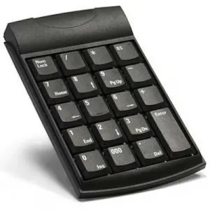 Unitech K19U Usb, 19 Keys Numeric Keyboard, Black, 10 Key Layout