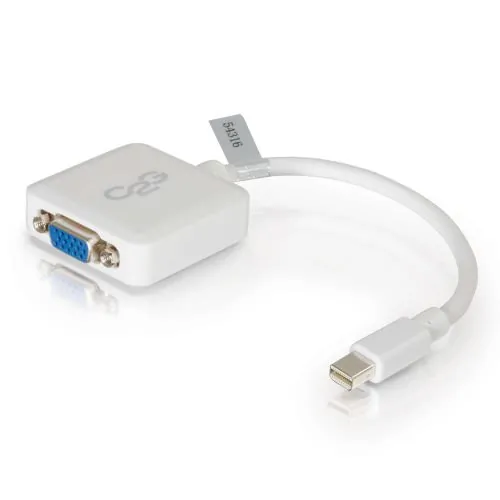 C2g 54316 8in Mini Displayport To Vga Adapter Converter Male To Female