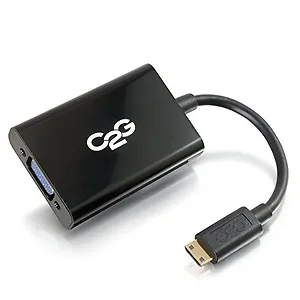 41354 | C2g MINI HDMI TO VGA ADAPTER CONVERTER DONGLE WITH