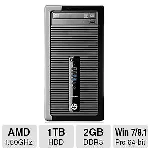 G5Q77UT#ABA | Hp ProDesk 405 G1 Business PC - Efficient