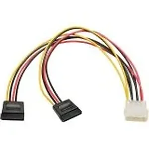 Tripp Lite Dual Power Adapter Cable for SATA Drives - 12