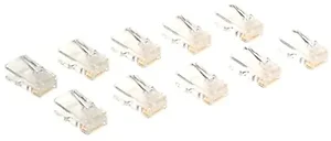 R6G088-R-10 | Belkin 10 Pack RJ45 Plugs for Round Cable