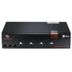 SC340-001 | Vertiv 1U 4SYS USB DVI Dual Link KVM Switch