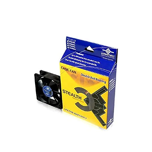 Vantec SF12025L Stealth 120mm Case Fan With Dual Ball Bearings