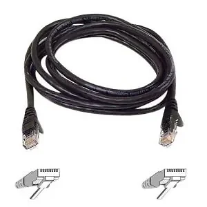 A3L980-03-BLK | Belkin 3-Foot Cat6 Ethernet Cable - Black,