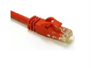 Micropac C6-3-RDB Cat6 Molded Patch Cable, Red, 3ft