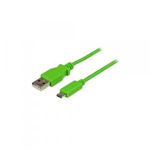 Startech XQ7249 .com 1m Green Mobile Charge Sync Usb To Slim Micro Usb