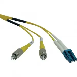 Tripp N378-02M 2m Single-mode Fiber Optic Patch Cable Lc To Fc