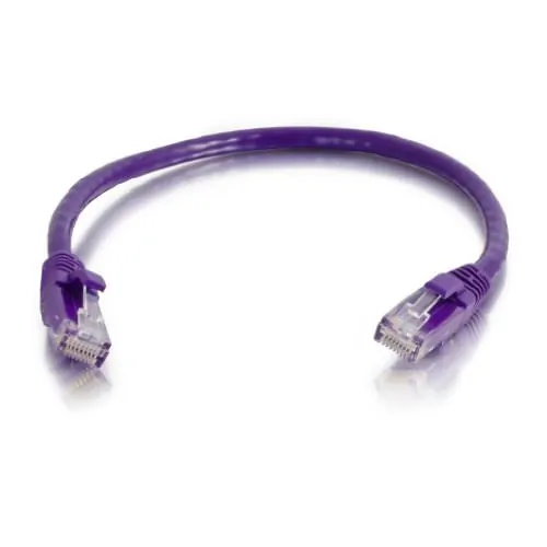 C2g 00477 35ft Cat5e Ethernet Cable - Snagless, Purple