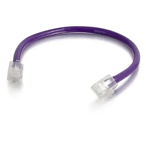 00591 | C2g 6FT CAT5E UTP NETWORK PATCH CABLE - PURPLE