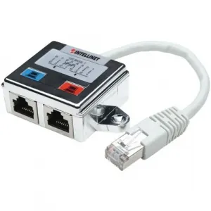 Intellinet 504195 Allows Two Rj45 Ports To Share One Cat5 Shielded Net