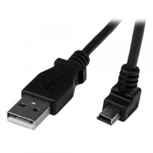 Startech USBAMB50CMD Cable  0.5m Mini Usb Cable A To Down Angle Mini B