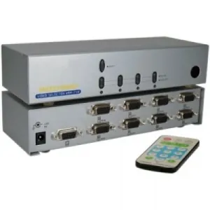 Qvs MSV108RC 8-port Vga Video Share Switch With Remote Control