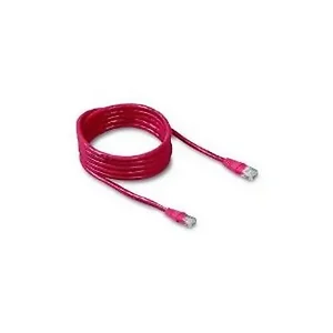 A3L980-06IN-RED | Belkin 6-Inch Red CAT6 UTP RJ45 Male to