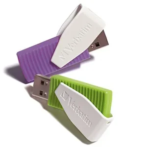 98425 | Verbatim 16GB Swivel USB Drive - 2 Pack