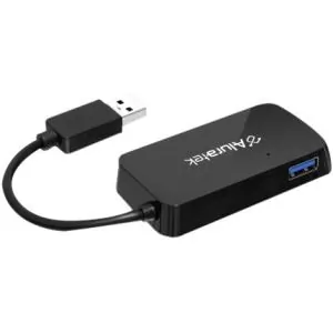 Aluratek AUH2304F 4-port Usb 3.0 Superspeed Hub. Black.