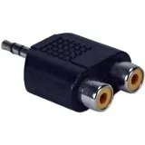 Qvs CC399MFA 3.5mm Mini-stereo Male To