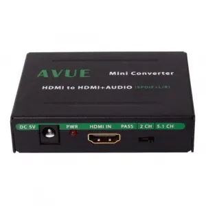 Avue HDMI-A011 Hdmi Audio Extractor Spdif+ Rl