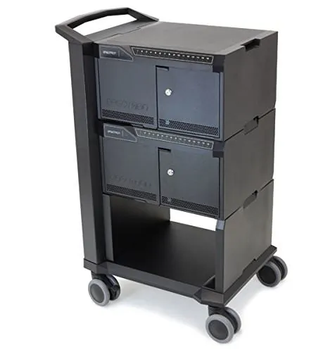 Ergotron DM32-1004-1 Tablet Management Cart 32,with Isi-cabled For Ipa