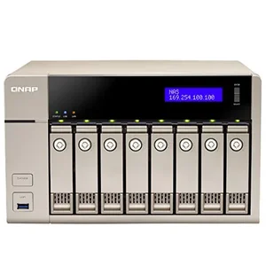 TVS-863-US | Qnap 8-Bay AMD NAS with Quad-Core 2.4GHz & 4GB
