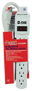 136400 | Nippon Labs Nippon 6 Outlet AC Power Strip with