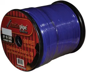 Nippon AP18500BL Audiopipe 18ga Blue Wire 500ft - Premium Quality And 