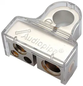 Nippon BTP705N Audiopipe Negative Battery Terminal - Platinum Finish