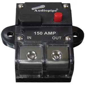 Nippon CB150AP Audiopipe 150 Amp Manually Resettable Circuit Breaker