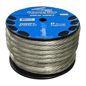 Nippon PW0100SL Power Wire 0ga. 100' Silver Audiopipe