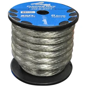 Nippon PW025SL Power Wire Audiopipe 0ga. 25' Silver