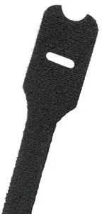 HLT2I-X0 | Panduit Hook & Loop Cable Ties, 8 in, Black