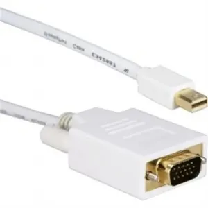 Qvs MDPVGA-03 3ft Mini Displayport To Vga