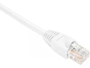 Unirise PC5E-10F-WHT-S 10ft White Cat5e Patch Cable, Utp, Snagless