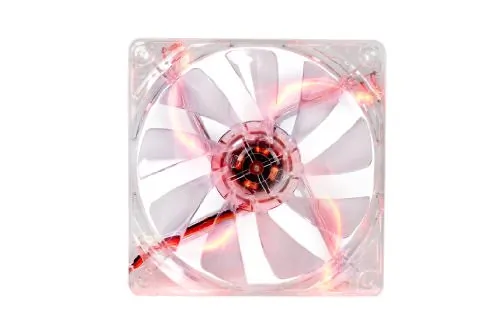 Thermaltake CL-F019-PL12RE-A Pure 12 Led 120mm Red Fan - 1000 Rpm