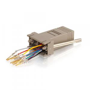 C2g 07109 10-pin Rj45 To Db9 Male Modular Adapter