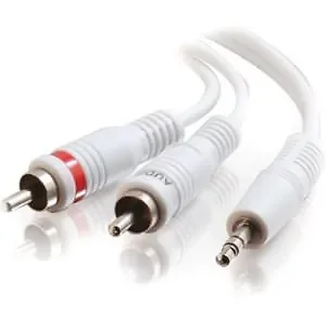 40374 | C2g 100FT 3.5mm Stereo Male to Dual RCA Male