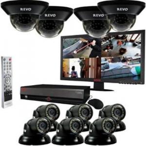 Revo R164D4GT6GM23-4T 16ch 4tb Dvr Surveillance    System W 10camera 7