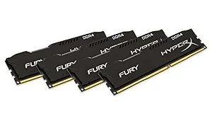 HX421C14FBK4/16 | Kingston HyperX Fury Black 16GB (4 x 4GB)