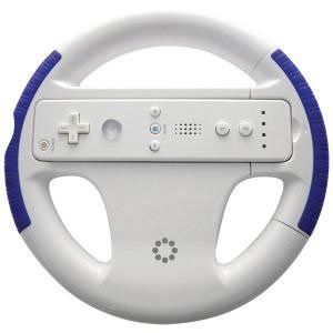 Memorex 98449 Wii, Racing Wheel, Blue