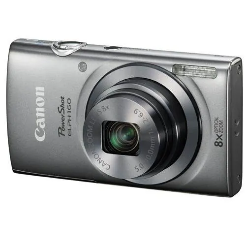 Canon 0137C001 Elph 160 Digtlcam 20mpix 8x 2.7in Silver