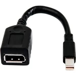 4xem 4XMDPMDPFA 6-inch Mini Displayport Male To Displayport Female Ada