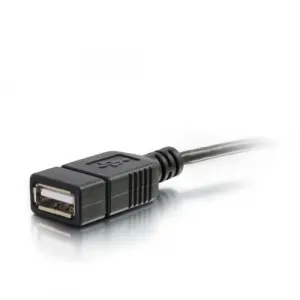 C2g 27320 6in Otg Adapter Cable-usb Mobile Adapter Micro-b Male To A F