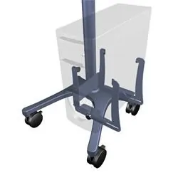 Anthro ZSRSB Zido Cpu Cart Side Rack - Supports 3-7.5