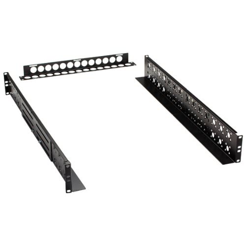 Black URK2U Universal Rail Kit, 2u