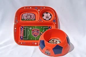 1-30517 | Kids Remarkable Green and Yellow Soccer Set for