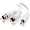 40372 | C2g 25FT 3.5MM Stereo Male to Dual RCA Male Audio