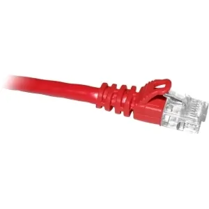 Enet C5E-RD-3-ENC Cat5e Red 3ft Molded Boot Patch Cbl